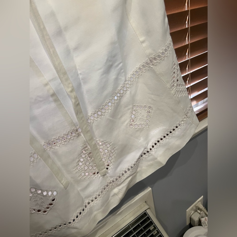 Madewell White Maxi Dress with Eyelet Trim - Picture 8 of 12
